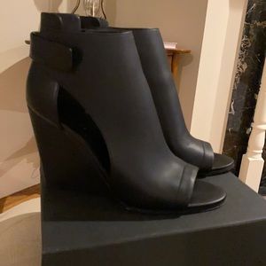 Vince Katia wedge open toe bootie